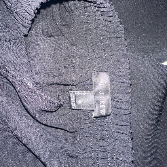 J.Crew Black Pull-On Tapered Pants – Size 0 – Lightweight Travel Style - Picture 10 of 11